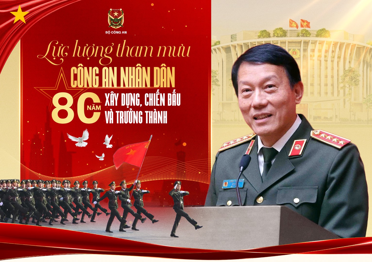 Lực lượng Tham mưu Công an nhân dân 80 năm xây dựng, chiến đấu và trưởng thành